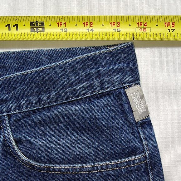 VERSACE 31X30 DARK BLUE JEANS - Picture 3 of 5